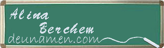 Alina Berchem Visitenkarte